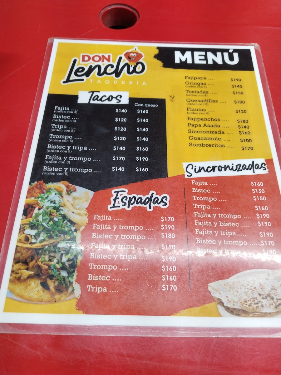 Tacos Don Lencho Menu - Image 3